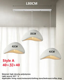 GobekUsa Handmade Wabi Sabi Chandelier Modern LED Pendant Lamp for Nordic Restaurant Island