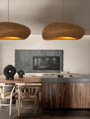 Handmade Wabi Sabi Resin Pendant Light