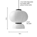 GobekUsa Handmade White Paper Chandelier for Home and Restaurant