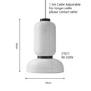 GobekUsa Handmade White Paper Chandelier for Home and Restaurant