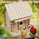 GobekUsa Handmade Wooden Bird Nest Box for Outdoor Decor