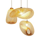 GobekUsa Bamboo Chandelier: Handmade LED Pendant Light for Living & Dining Room.withOpacity