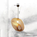 GobekUsa Bamboo Chandelier: Handmade LED Pendant Light for Living & Dining Room.withOpacity