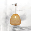 GobekUsa Bamboo Chandelier: Handmade LED Pendant Light for Living & Dining Room.withOpacity