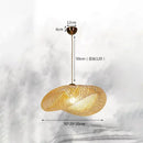 GobekUsa Bamboo Chandelier: Handmade LED Pendant Light for Living & Dining Room.withOpacity
