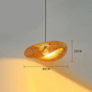 GobekUsa Bamboo Chandelier: Handmade LED Pendant Light for Living & Dining Room.withOpacity