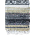 GobekUsa Handwoven Mexican Blanket - Multicolor Geometry Beach Shawl