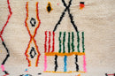GobekUsa Handwoven Moroccan Azilal Rug - 245x146 cm
