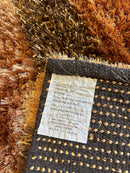 Handwoven Multi-Tone 2” Shag Rug 4 x 6