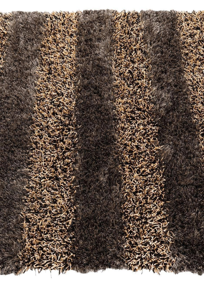 Handwoven Multi-Tone Shag Rug 5' x 6' 7