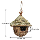 GobekUsa Handwoven Parrot Bird Nest for Outdoor Gardens