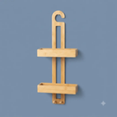 Hanging Bamboo Shower Caddy by Bamboo Switch