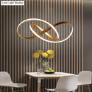 GobekUsa Hanging Lamp Moedern Led Pendant Light For Living Room Bedroom Dining Room Kitchen Lustres White&Black&Gold Pendant Lamp Fixture