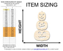Unfinished Wood Hanging Stacked Pumpkins Door Sign | 3 Piece | DIY Craft Cutout | up to 46" DIY