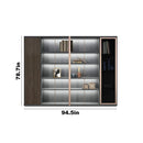 Keats · Office Library Shelves w/ Lighting, Suit Closet & Storage