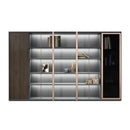 Keats · Office Library Shelves w/ Lighting, Suit Closet & Storage