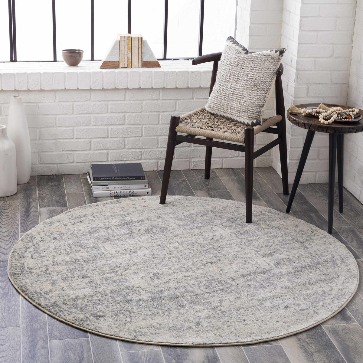 Rachel Area Rug, installed in a room
