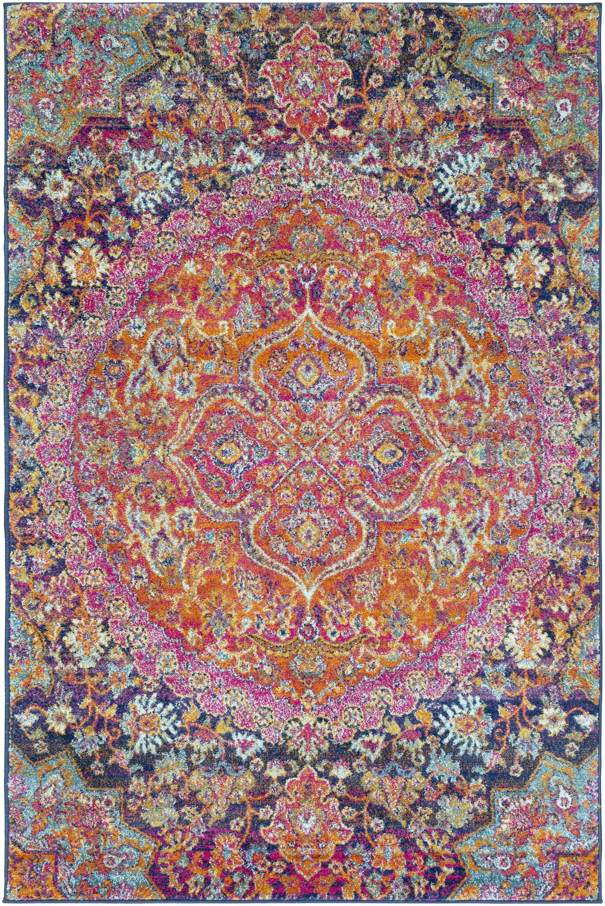 Burnt Orange Ojus Area Rug, photo 12 of 21