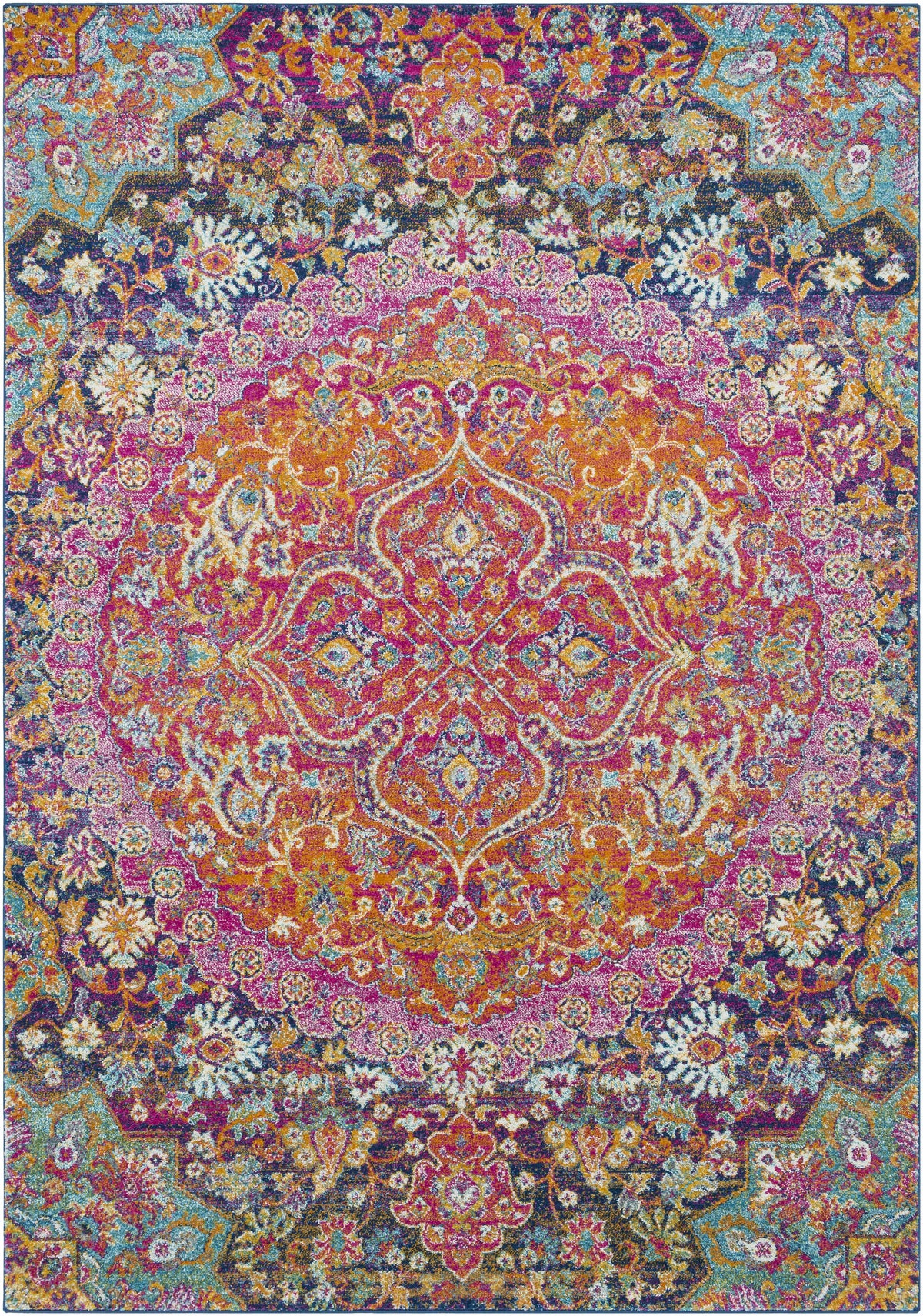 Burnt Orange Ojus Area Rug, photo 15 of 21