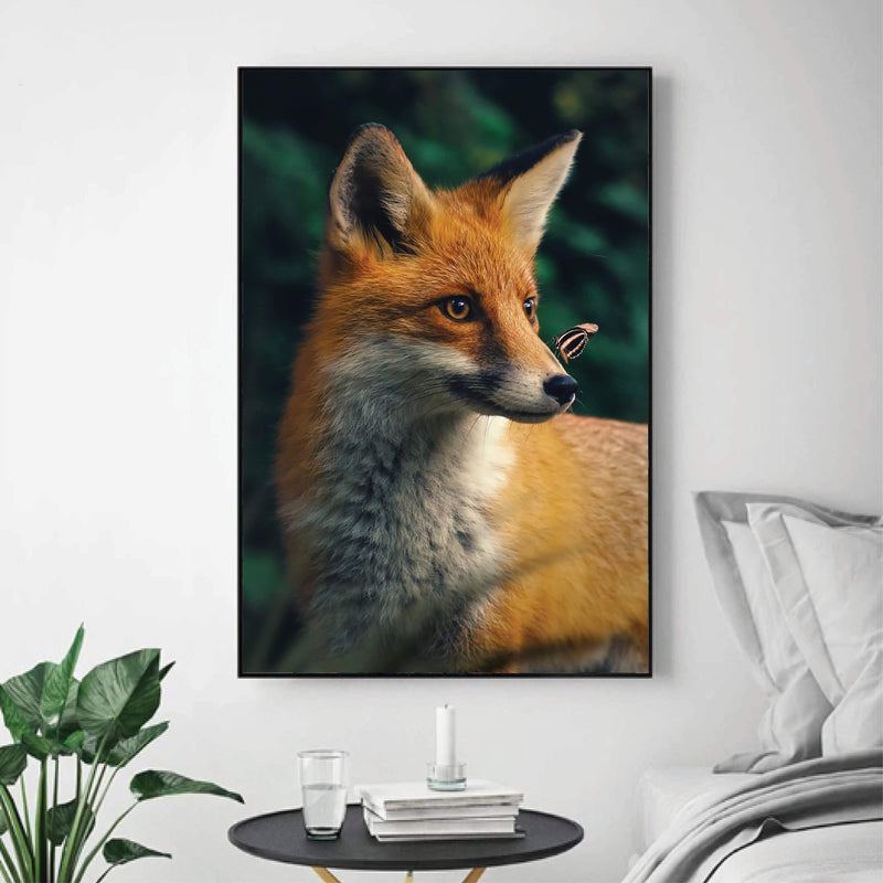 Happy Fox Canvas