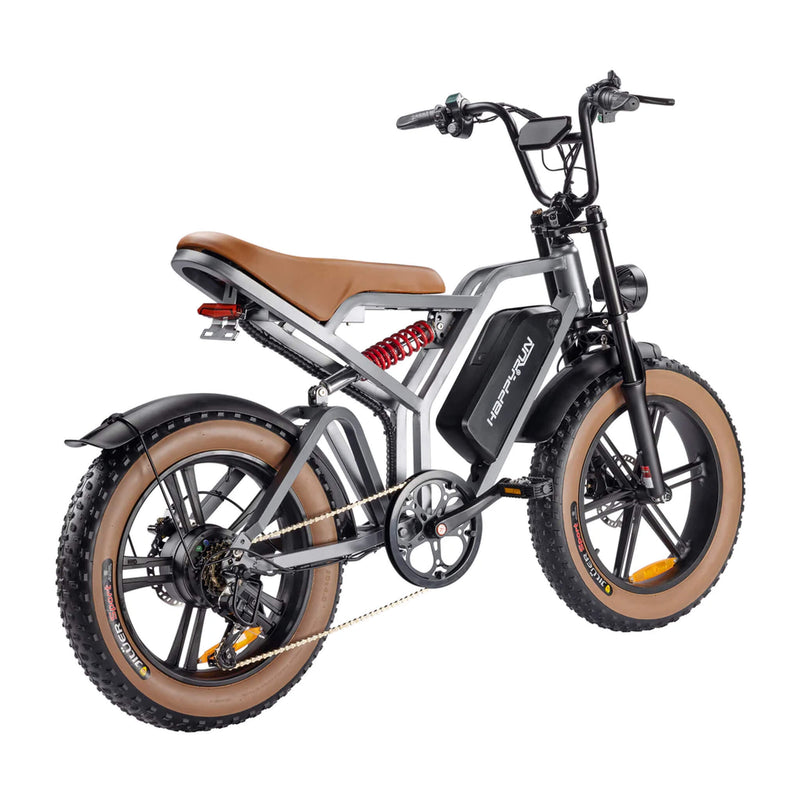 HappyRun Tank G60 Electric Off-Road Fat Tire Moped Bike (SAK48732)