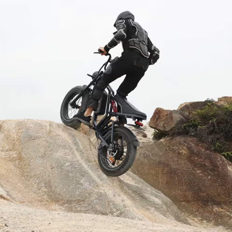 HappyRun Tank G60 Electric Off-Road Fat Tire Moped Bike (SAK48732)