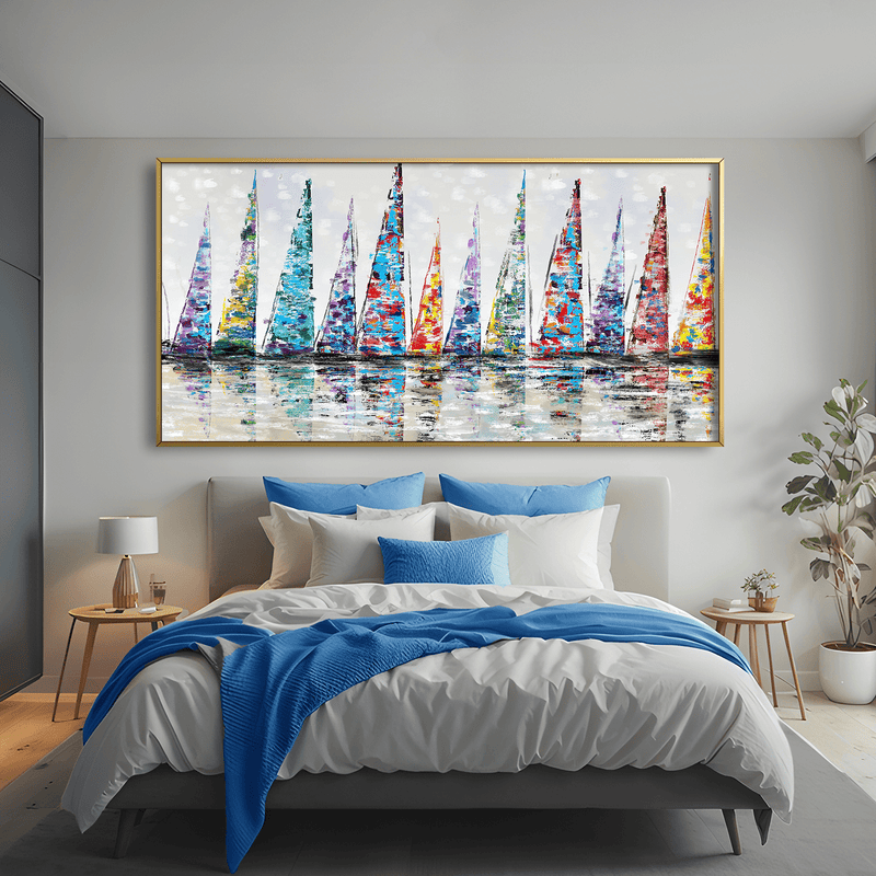 Harbor of Hues Canvas