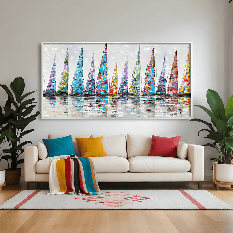Harbor of Hues Canvas