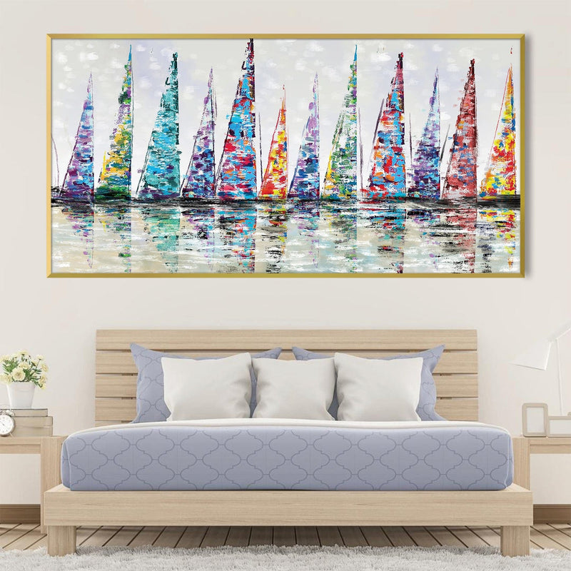 Harbor of Hues Canvas