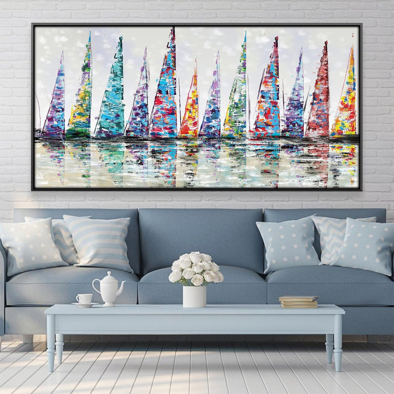 Harbor of Hues Canvas