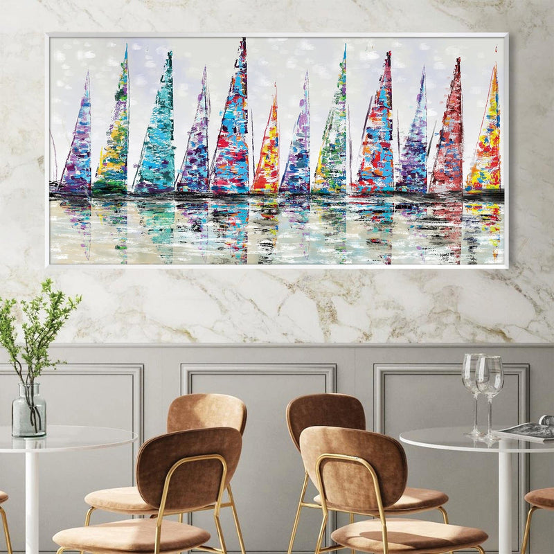 Harbor of Hues Canvas