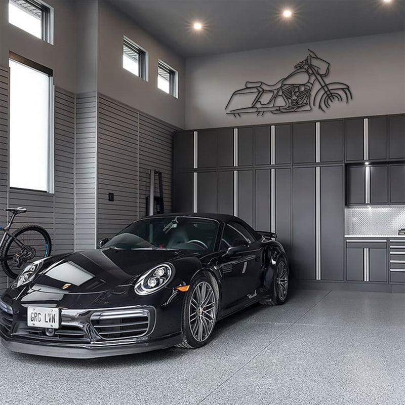 Harley Davidson Street Glide Metal Motorcycle Wall Art - MT1094