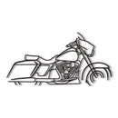 Harley Davidson Street Glide Metal Motorcycle Wall Art - MT1094