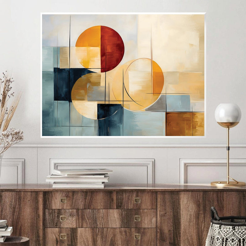 Harmony in Shapes Canvas