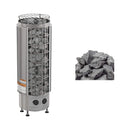 Harvia Cilindro Modern Steel Pillar Style Sauna Heater W/ Sauna Stones [PC60/80/90] (SAK84937) by SAKSBY WHOLESALE