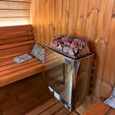Harvia KIP60W 6KW UL Certified Electric Sauna Heater With Xenio CX170 Digital WIFI Control & Sauna Stones (SAK34791) by SAKSBY WHOLESALE