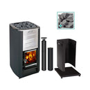 Harvia M3 16.5KW Premium Wood-Burning Sauna Stove Kit [M3 SS PKG] (SAK19523) by SAKSBY WHOLESALE