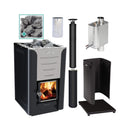 Harvia Pro 20 WH Wood Burning Sauna Stove Package 24kW [PRO20-PKG-SS/BK-WH] (SAK37165) by SAKSBY WHOLESALE