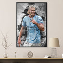 Hat Trick Haaland Canvas