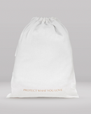 3 Small Organic Cotton Dust Bags