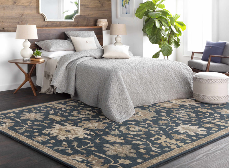 Caesar 1154 Navy Wool Rug