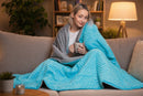 10 Lbs 48'' x 72'' Weighted Blanket for Kids with Removable Cover