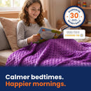 10 Lbs 48'' x 72'' Weighted Blanket for Kids with Removable Cover