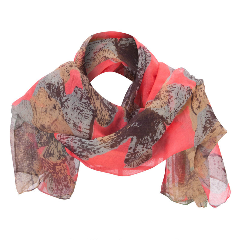 Hibiscus Flower Summer Scarf