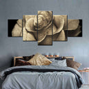 Retro Rose Wall Art