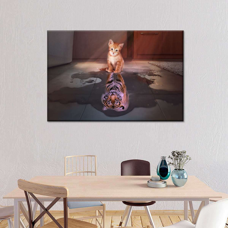 Tiger Kitty Wall Art