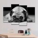 Sad Pug Wall Art