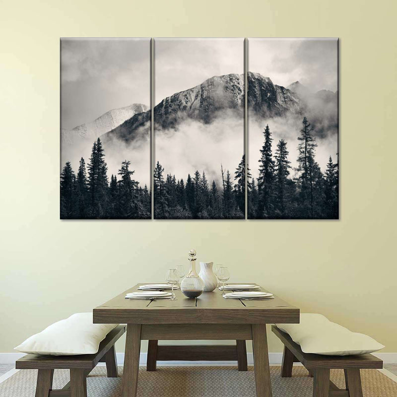 Banff Park Mountain Scene Wall Art