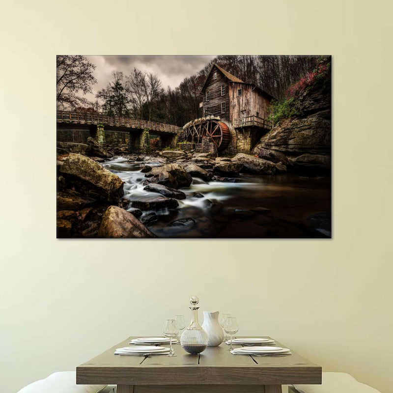 Grist Mill At Babcock Park Wall Art