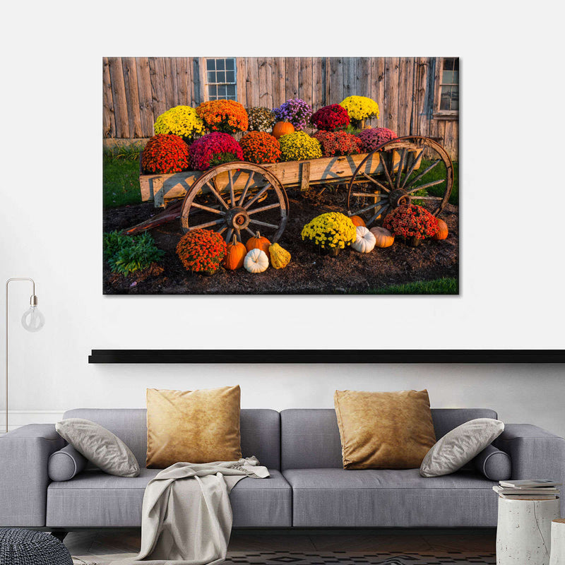 Flower Vending Stall Wall Art